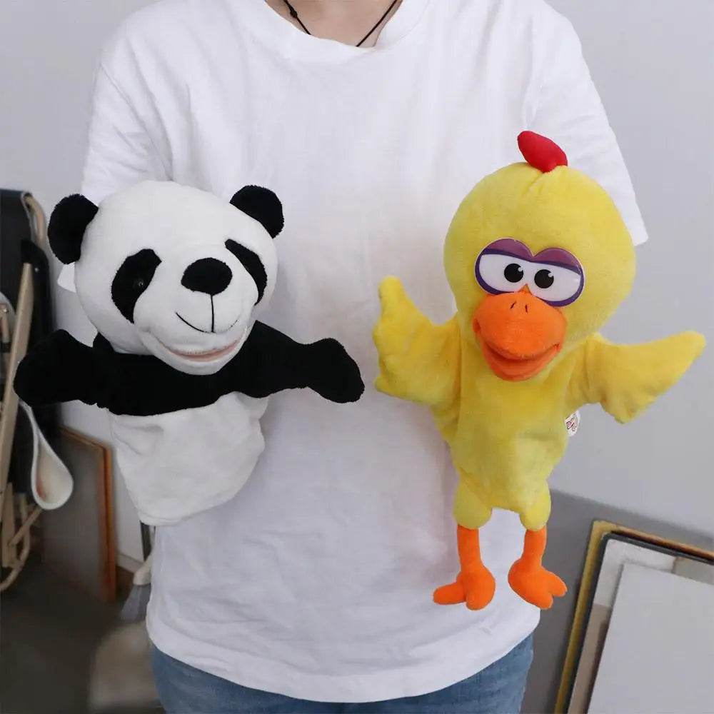 24cm Adorable Plush Animal Hand Puppet for Fun Family Games - ToylandEU