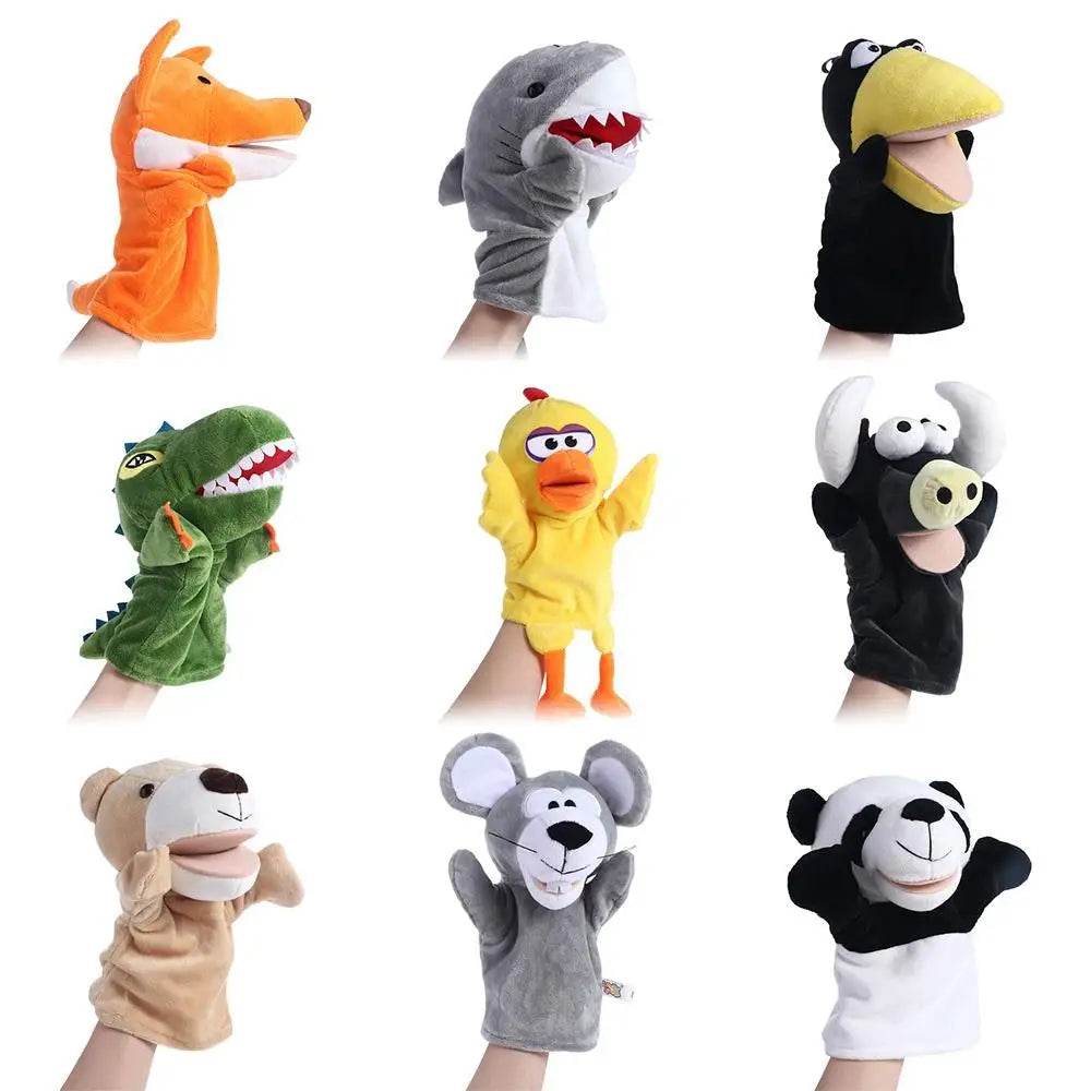 24cm Adorable Plush Animal Hand Puppet for Fun Family Games - ToylandEU