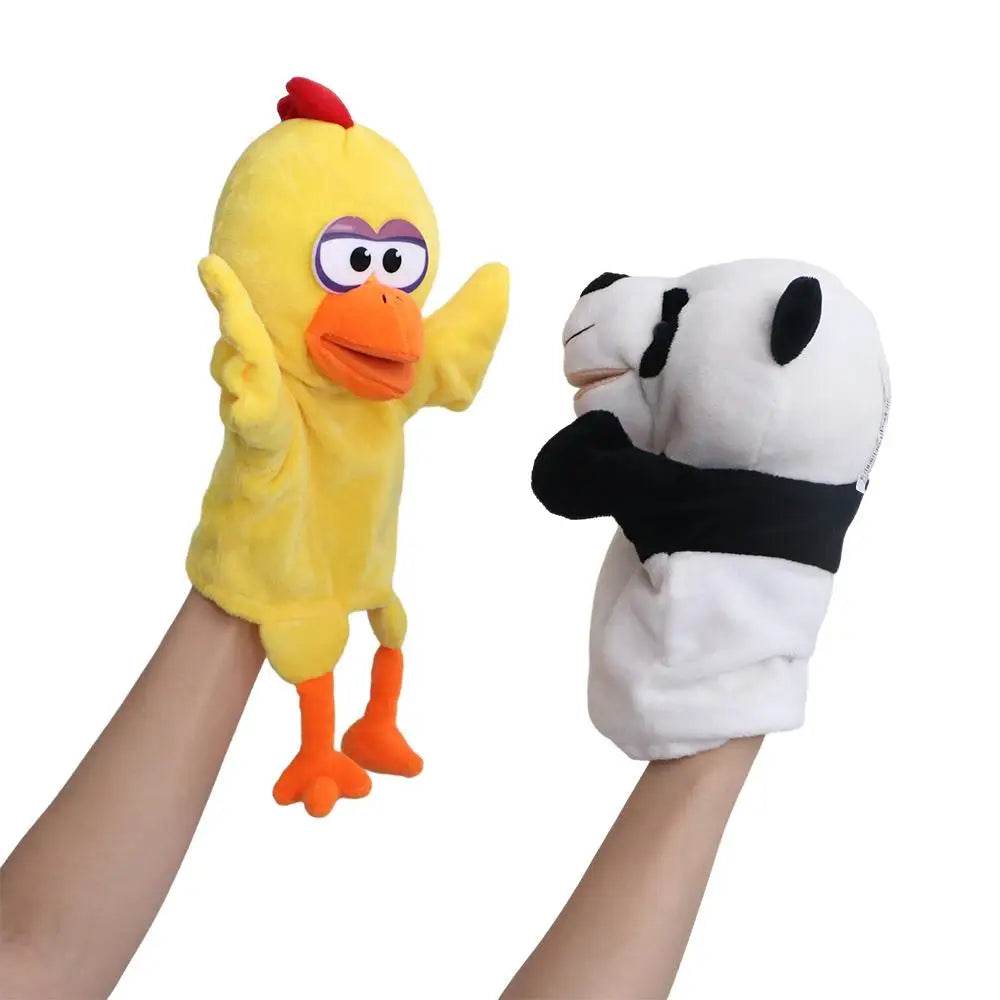 24cm Adorable Plush Animal Hand Puppet for Fun Family Games - ToylandEU