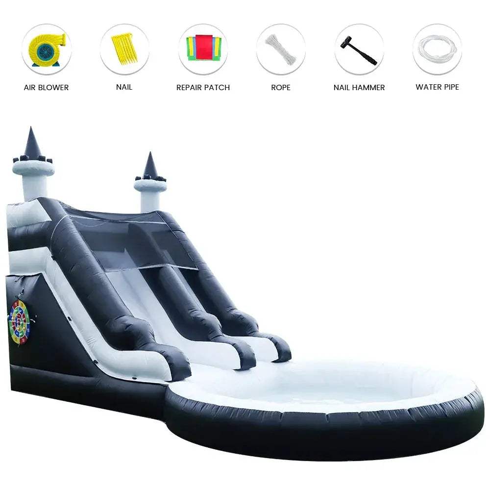 24ft Commercial PVC Inflatable Water Slide For Big Kids Parties - ToylandEU