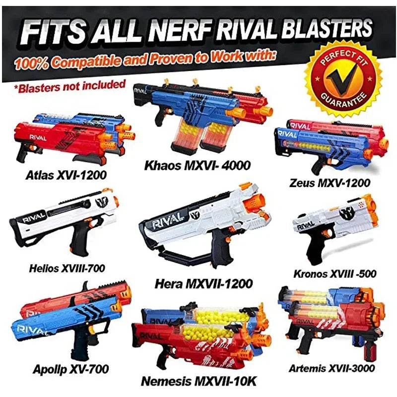 250 Rounds for Foam Dart Blaster Gun Toys Rival Refill Rival Darts Toy Gun Bullets - ToylandEU