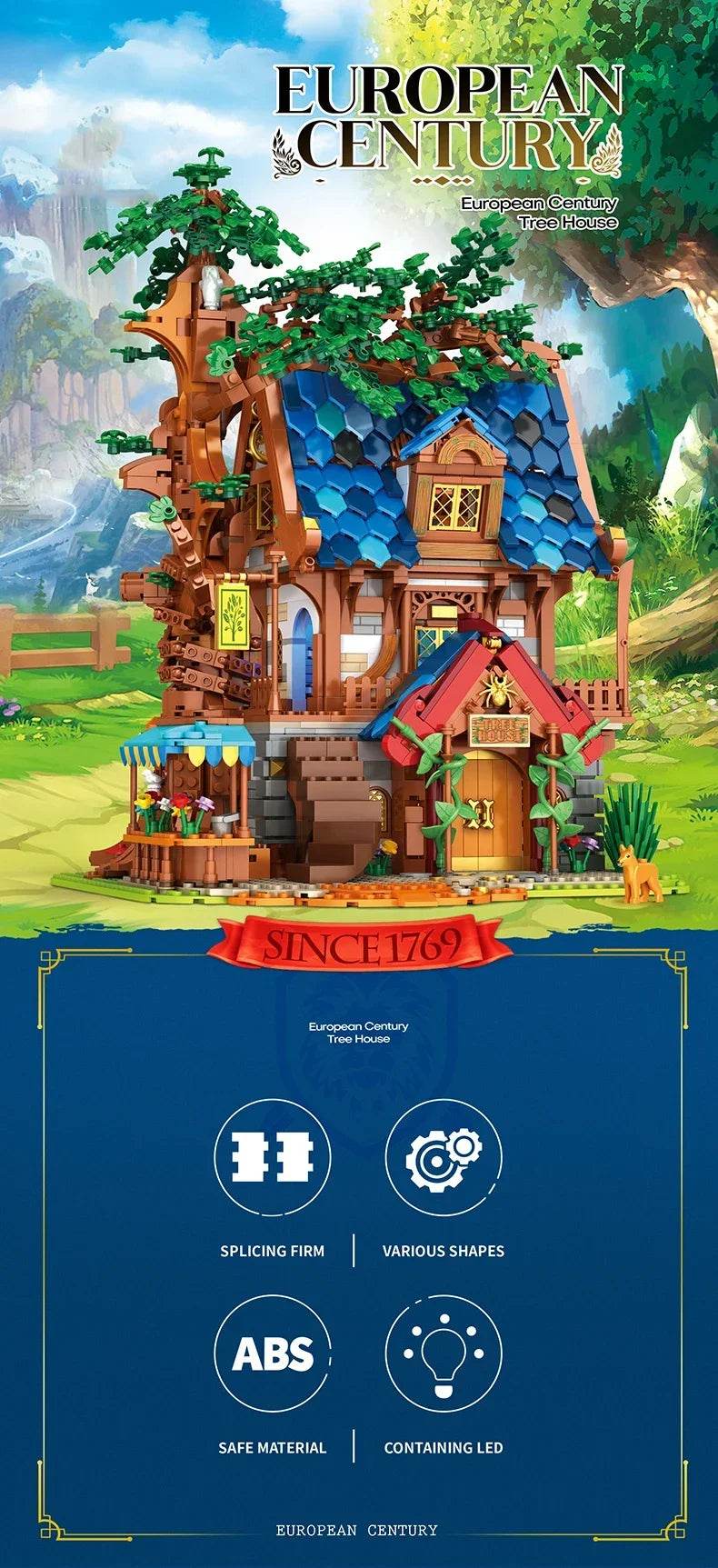 2566PCS Tree House Building Blocks MOC Model Toys for Kids - ToylandEU