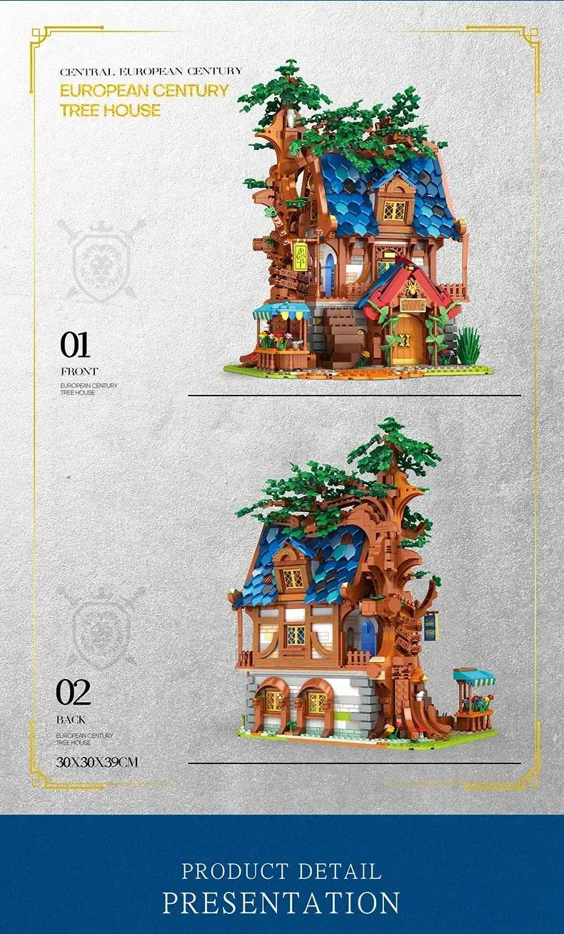 2566PCS Tree House Building Blocks MOC Model Toys for Kids - ToylandEU