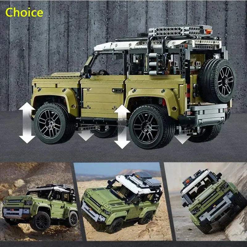 2573 Pieces Off Road Defender Car Building Blocks Set - ToylandEU