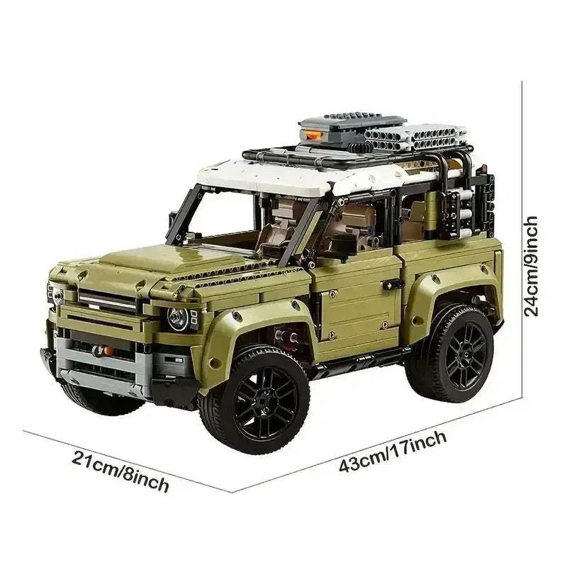 2573 Pieces Off Road Defender Car Building Blocks Set - ToylandEU