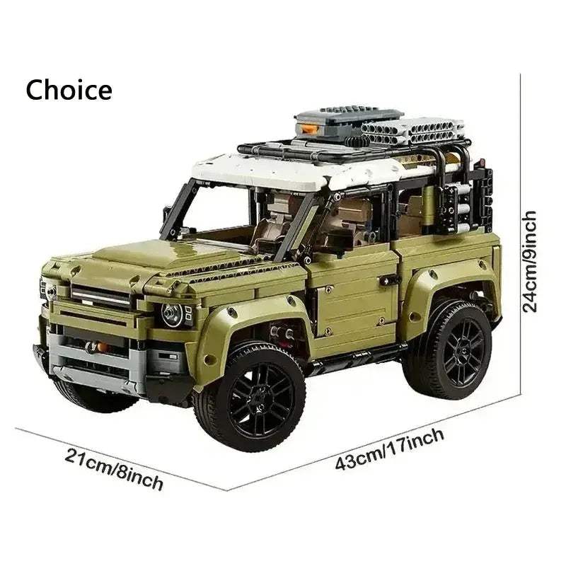 2573 Pieces Off Road Defender Car Building Blocks Set - ToylandEU