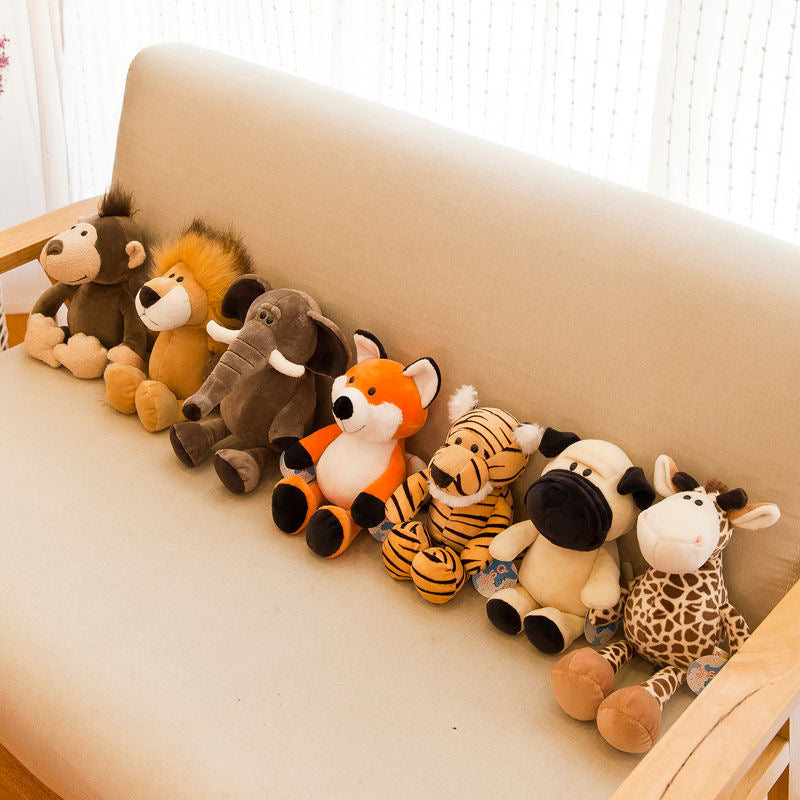 25cm 35cm Super Cute Stuffed Toys For Kids Sleeping Mate Jungle