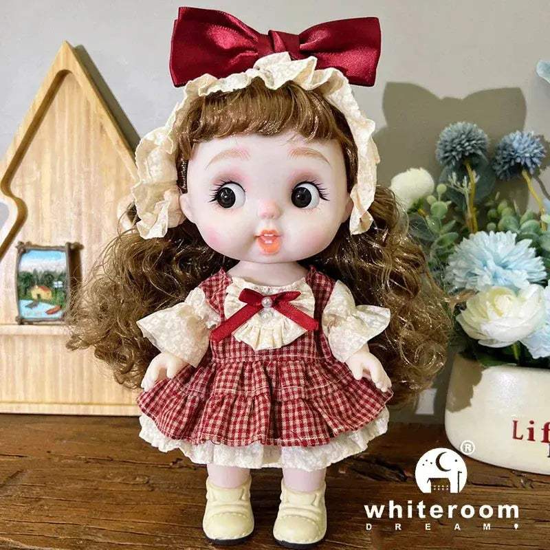 25cm Big Head Baby Doll For Girls Cute Reborn Gift - ToylandEU