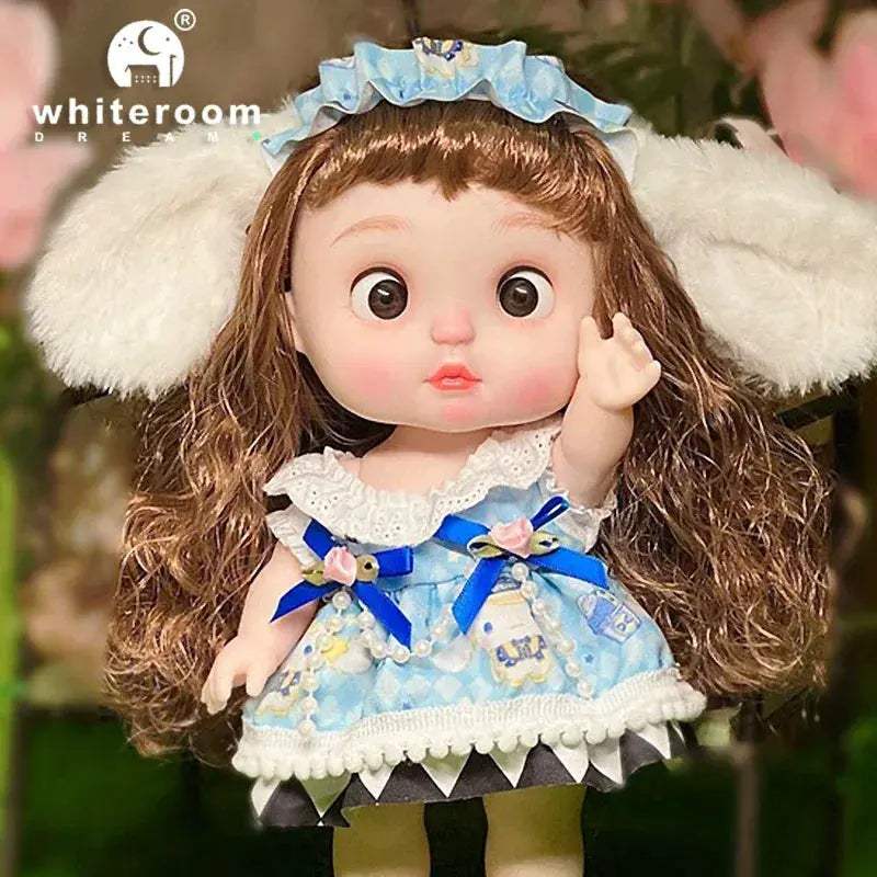 25cm Big Head Baby Doll For Girls Cute Reborn Gift - ToylandEU