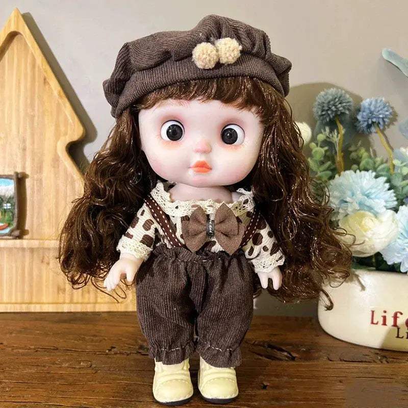 25cm Big Head Baby Doll For Girls Cute Reborn Gift - ToylandEU