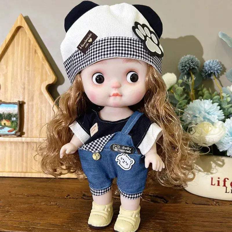 25cm Big Head Baby Doll For Girls Cute Reborn Gift - ToylandEU