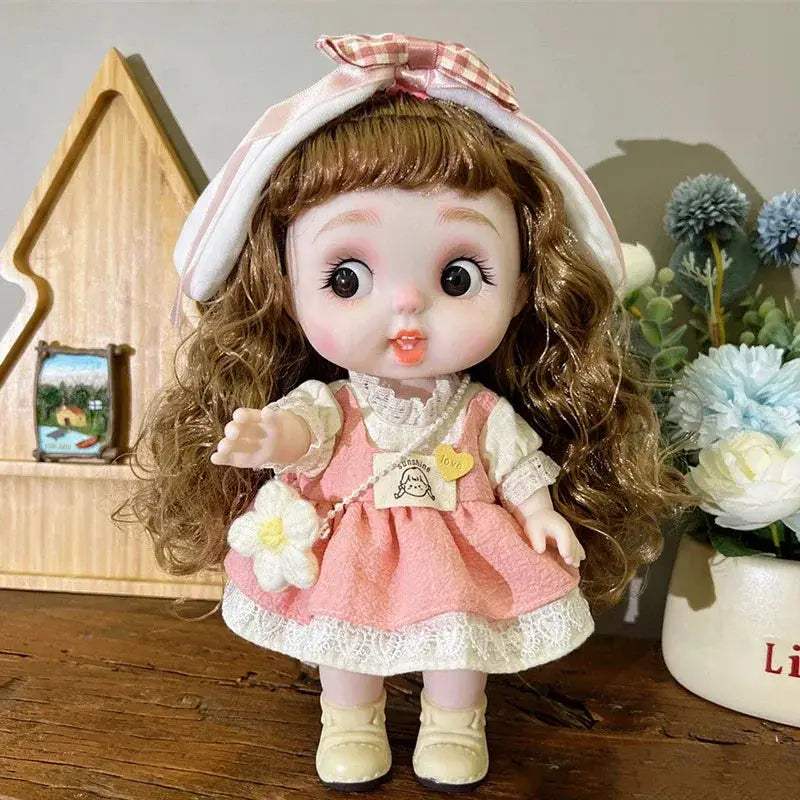 25cm Big Head Baby Doll For Girls Cute Reborn Gift - ToylandEU