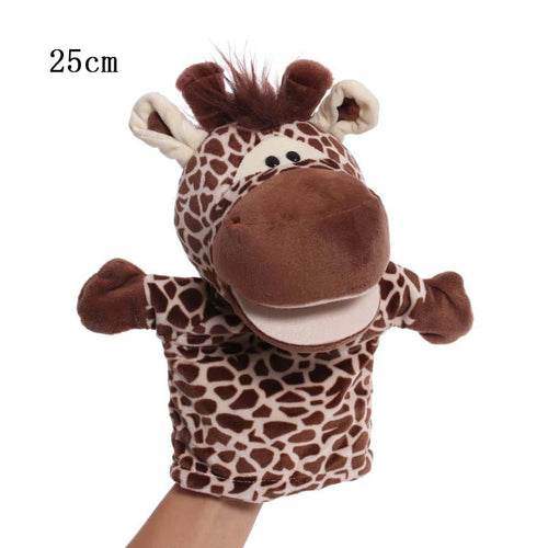 25cm Kawaii Animal Finger Puppet Plush Doll for Storytelling Fun - ToylandEU