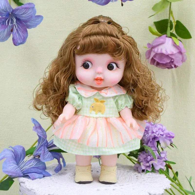 25cm Reborn Baby Doll For Girls Cute Big Head Design - ToylandEU