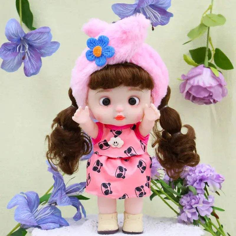 25cm Reborn Baby Doll For Girls Cute Big Head Design - ToylandEU