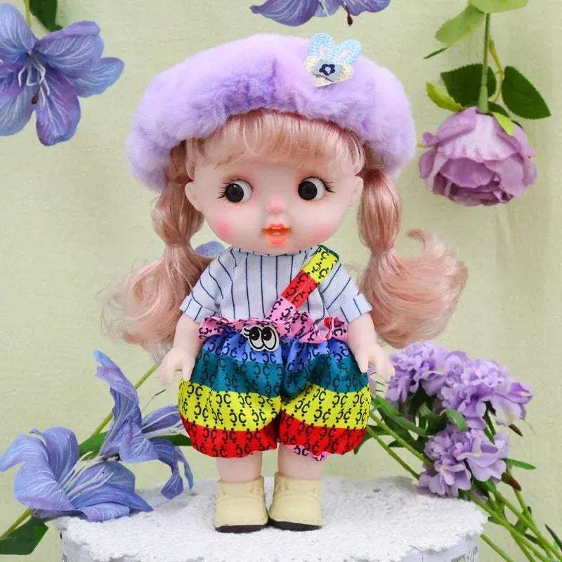 25cm Reborn Baby Doll For Girls Cute Big Head Design - ToylandEU