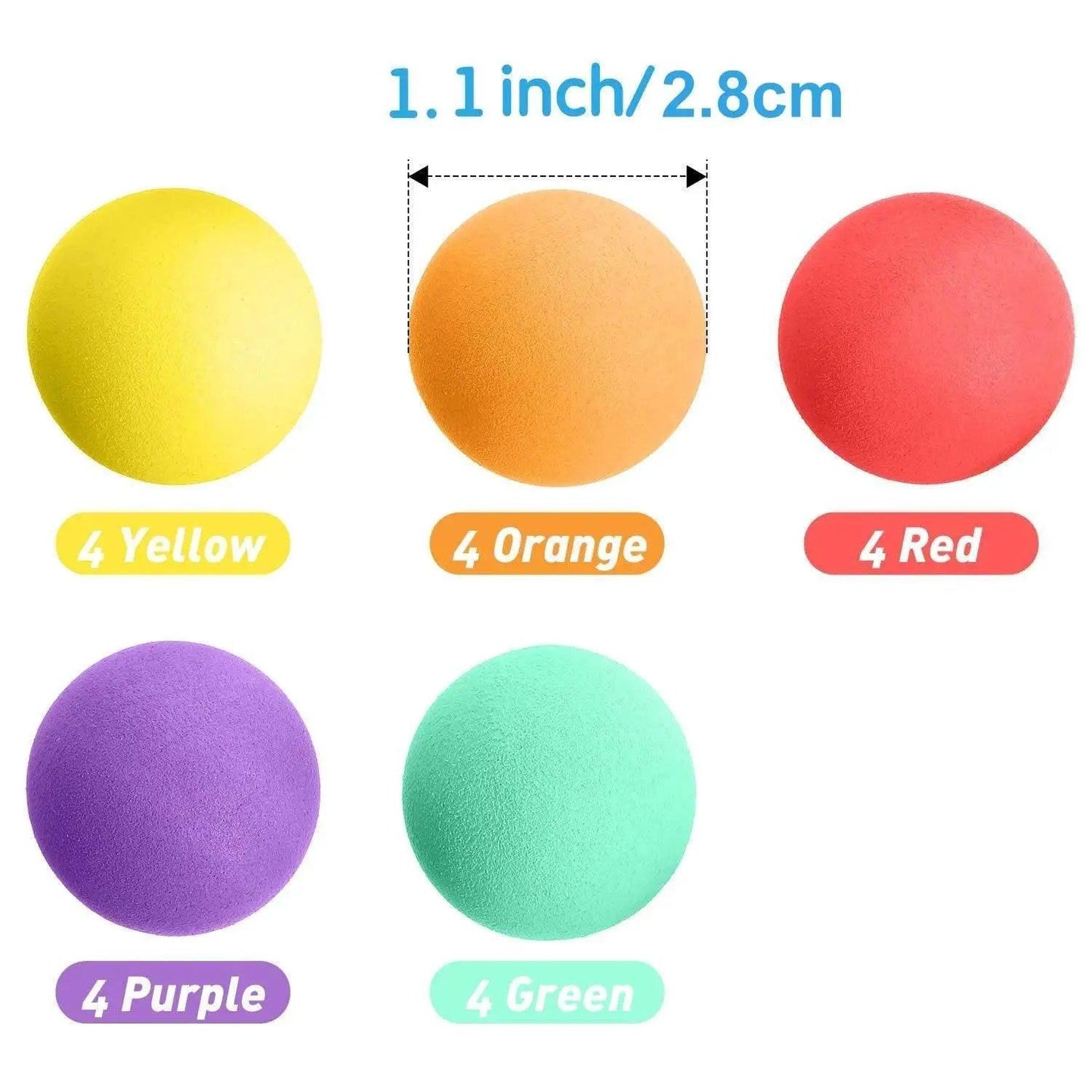 25pcs Popper Refill Balls 2.8cm Soft Foam Ball Bullets -  ToylandEU™