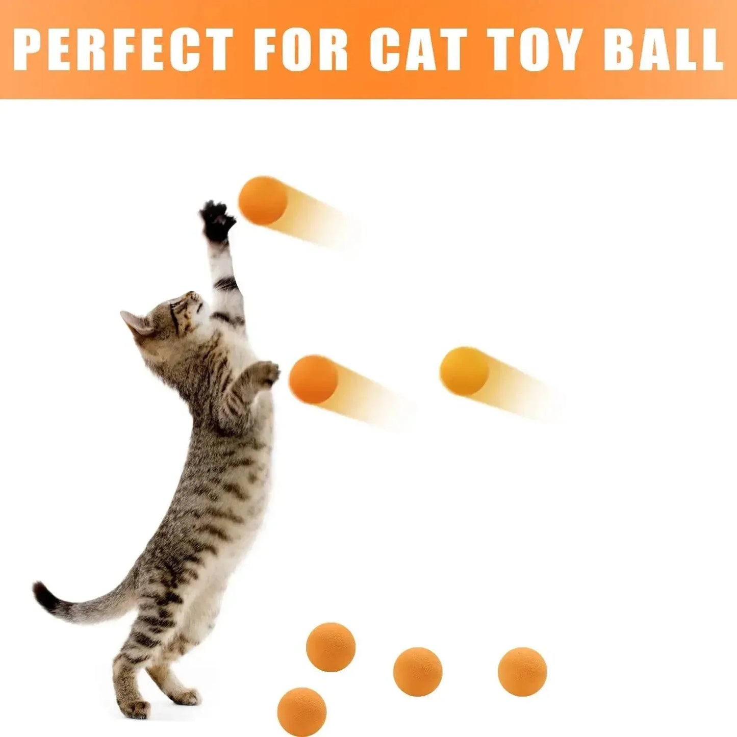 25pcs Popper Refill Balls 2.8cm Soft Foam Ball Bullets - ToylandEU