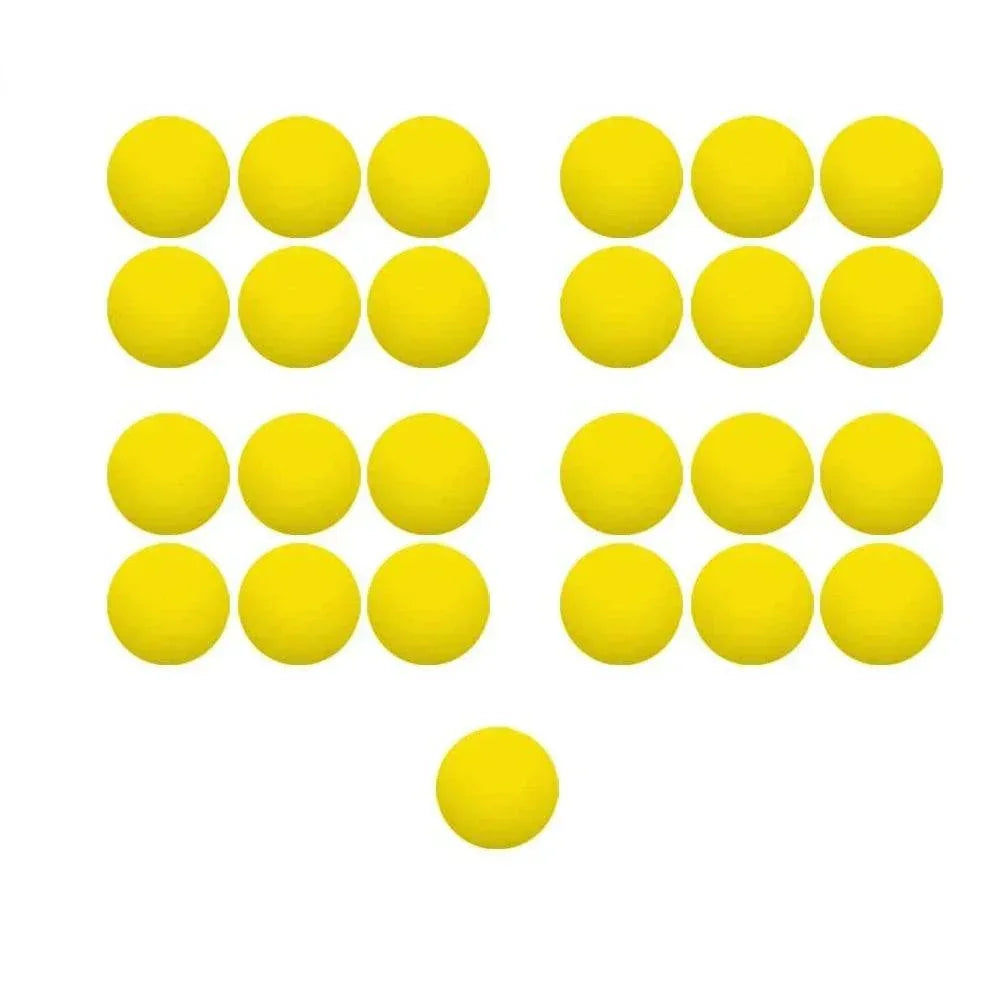 25pcs Popper Refill Balls 2.8cm Soft Foam Ball Bullets - ToylandEU