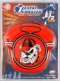 Georgia Bulldogs Coaster Set Jersey Style CO