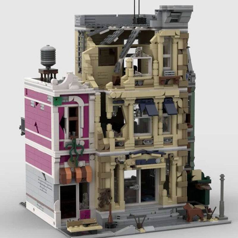 2689PCS MOC Doomsday Police Station Model Building Blocks - ToylandEU