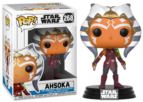 Ahsoka Clone Wars Funko Pop 268 Protected By PopShield