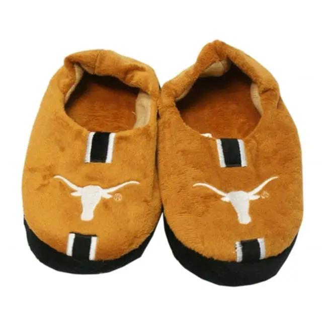Texas Longhorns Slipper - Youth 4-7 Size 8-9 Stripe - (1 Pair) - S