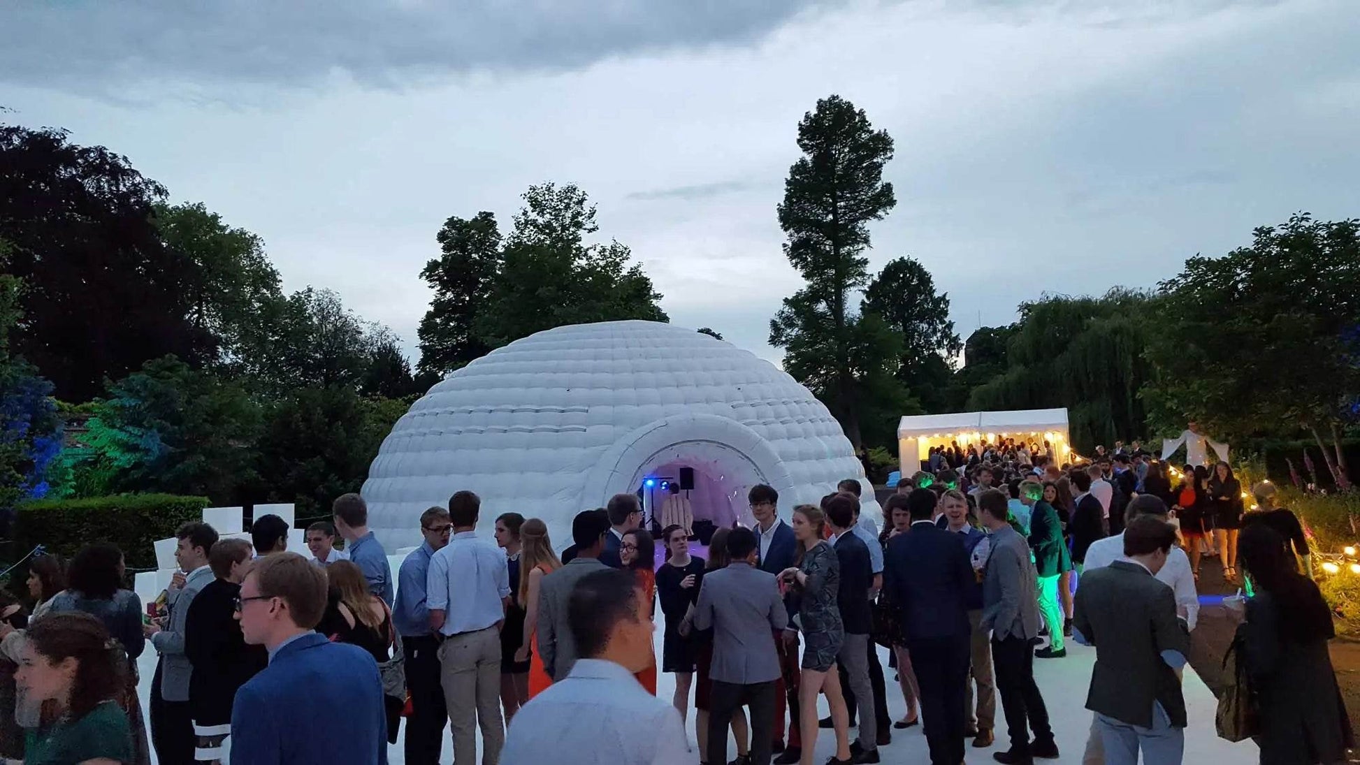 26FT Large LED Inflatable Air Club Tent House With Blower - ToylandEU