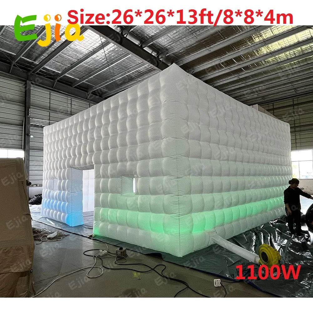 26FT Large LED Inflatable Air Club Tent House With Blower - ToylandEU