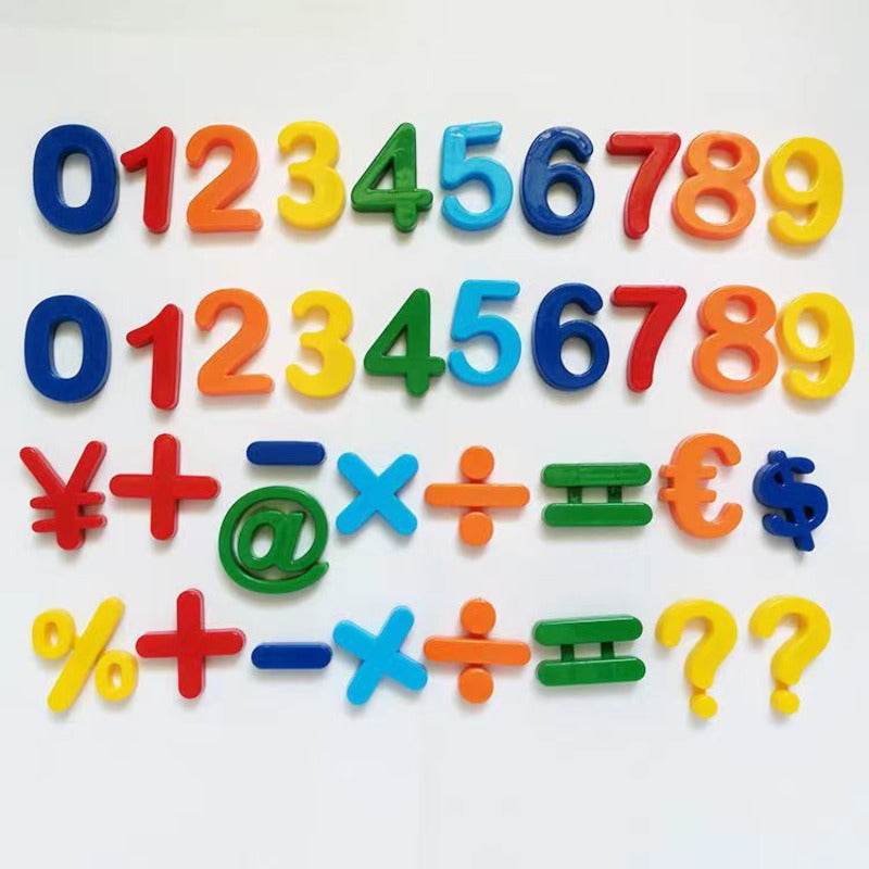26pcs Magnetic Learning Alphabet Letters Plastic Refrigerator Stickers for Kids Spelling and Counting - ToylandEU