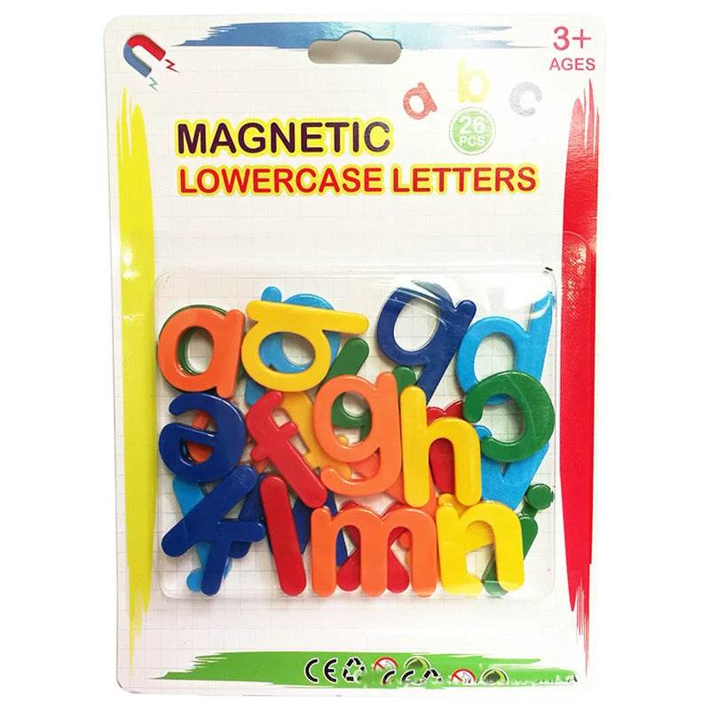 26pcs Magnetic Learning Alphabet Letters Plastic Refrigerator Stickers for Kids Spelling and Counting - ToylandEU