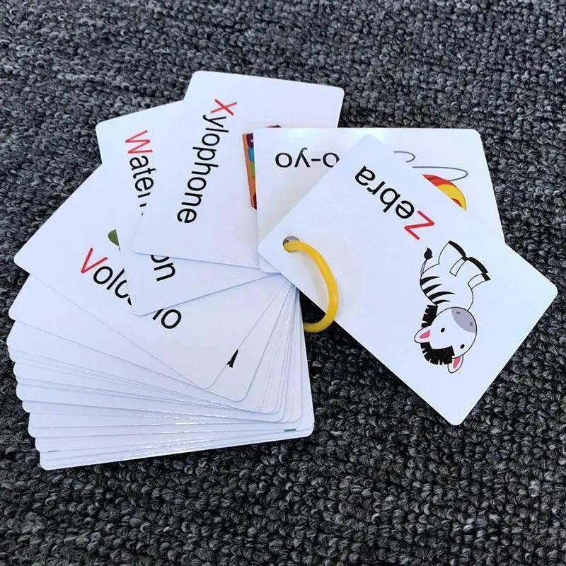  27 First Words Flashcards Alphabets ABC Animal Cards with 1 Pen for Early Learners Kids Gifts -  ToylandEU™