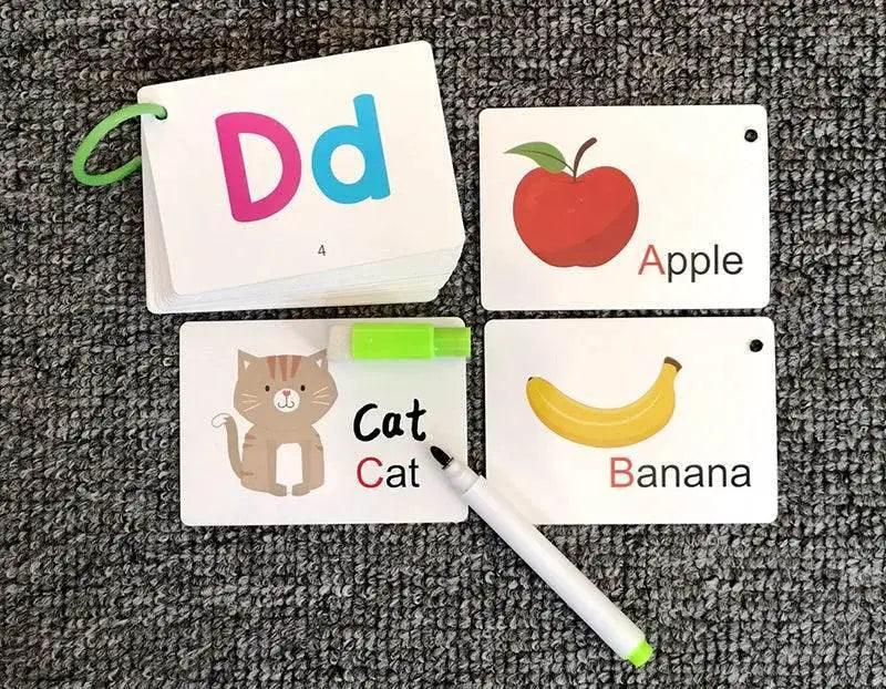  27 First Words Flashcards Alphabets ABC Animal Cards with 1 Pen for Early Learners Kids Gifts -  ToylandEU™
