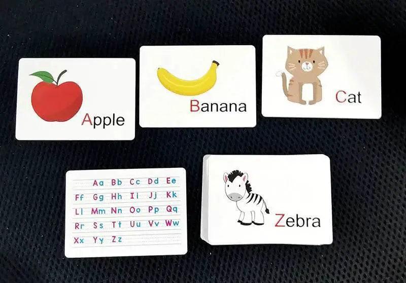  27 First Words Flashcards Alphabets ABC Animal Cards with 1 Pen for Early Learners Kids Gifts -  ToylandEU™