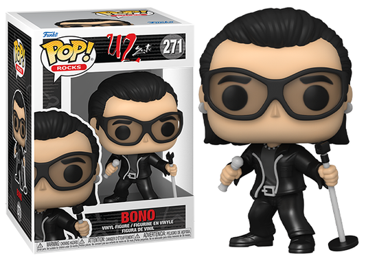 Bono U2 Funko Pop Vinyl 271 With PopShield Protector
