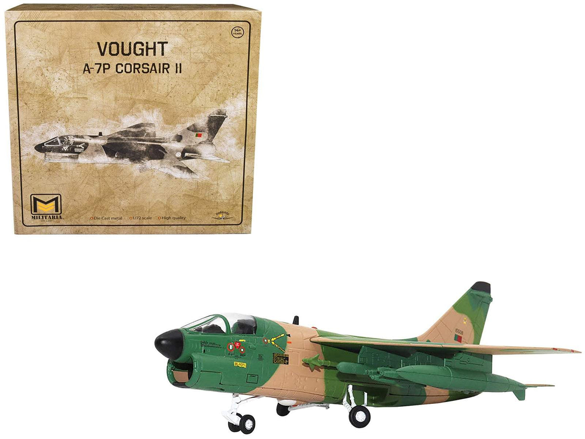 Vought A-7P Corsair II Attack Aircraft | 1/72 Diecast Aircraft Model | Militaria Die Cast | Portugal Series