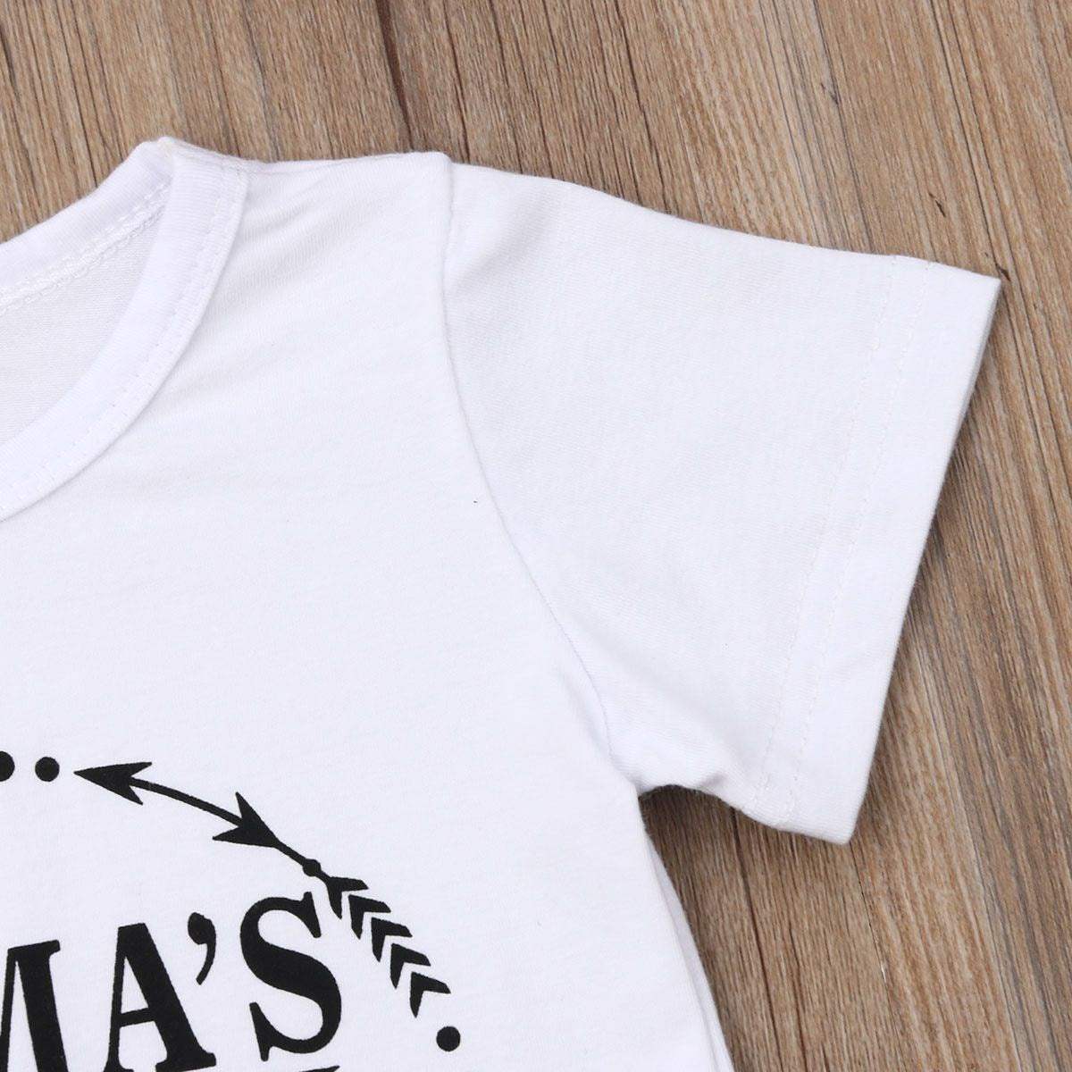 Boys' Summer Cotton T-Shirt And Pants Set | Ages 1-3