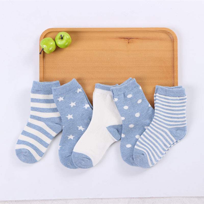 Baby Cartoon Combed Cotton Socks And Stockings | Jacquard