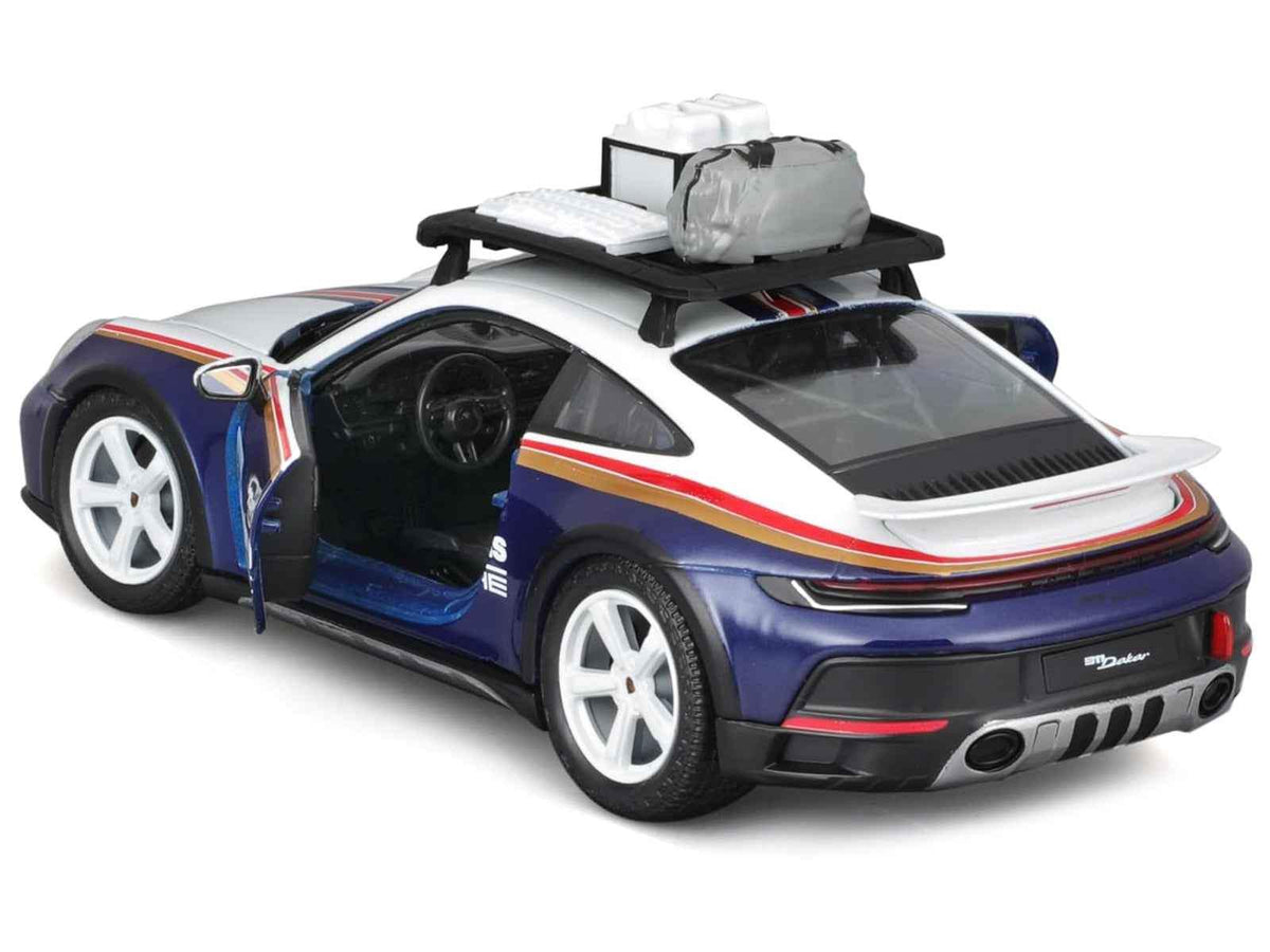 Porsche 911 Dakar #953 | 1/24 Diecast Model Car | Bburago | Roughroads Porsche Series