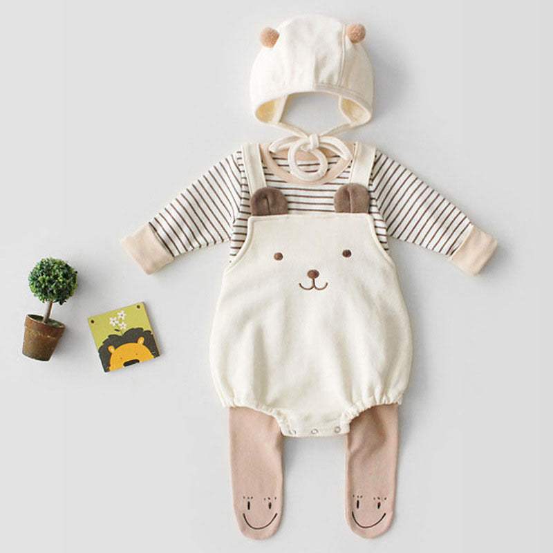 Baby Sleeveless Cotton Robe With Detachable Hood | Robes