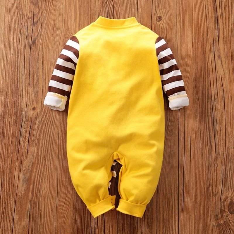 Baby Cotton One-Piece Bodysuit | Sizes 59-66+ | Size Chart Included