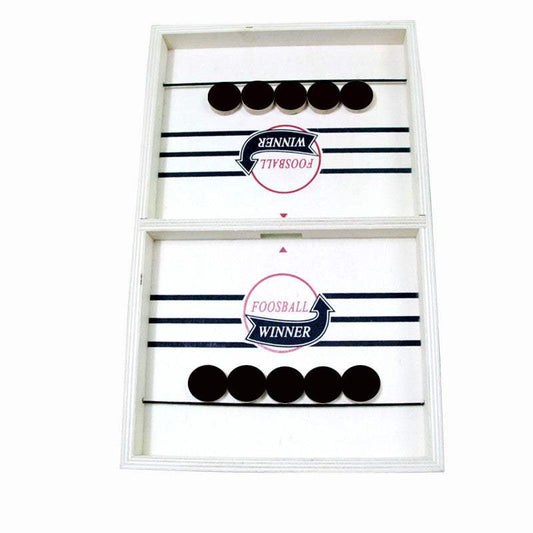 Wooden Sling Puck Board Game | Parent-Child