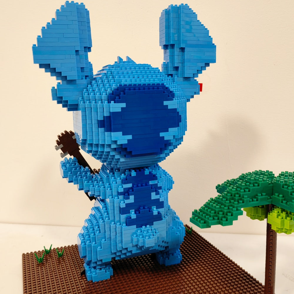 Lilo & Stitch Diamond Mini Building Blocks Set - 2882pcs + 1044 Guitar Stitch Series - ToylandEU