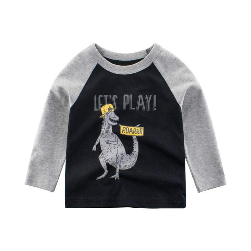 Kids' Korean-Style Long-Sleeve T-Shirt | Unisex