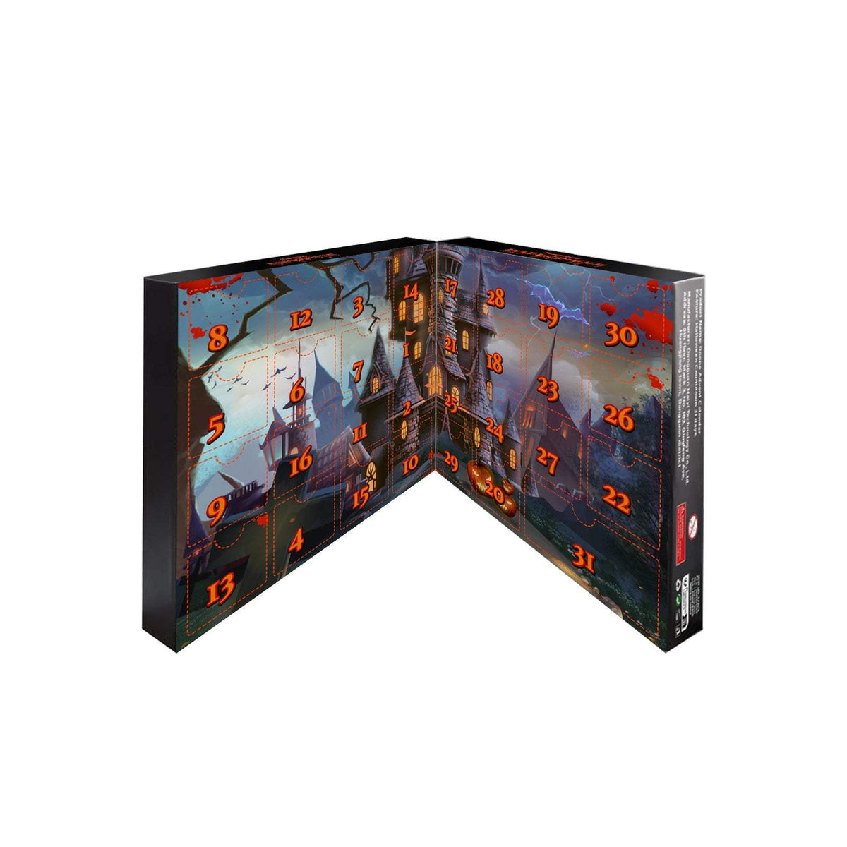 Halloween Advent Calendar | 31 Day Countdown Blind Box | Rubber Toy Set | Kids Ages 7 To 14