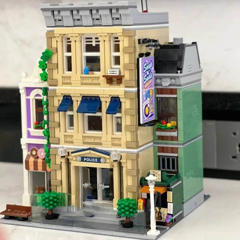 2923 Pcs Police Station Building Blocks Bricks Compatible 1661 Educational Toys Gift IN STOCK - ToylandEU