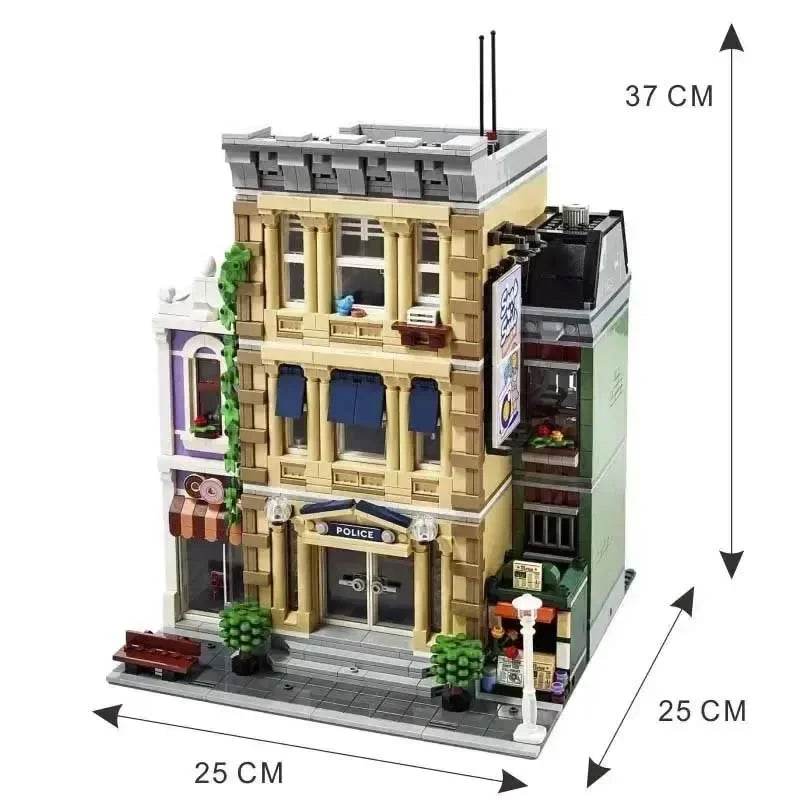 2923 Pcs Police Station Building Blocks Bricks Compatible 1661 Educational Toys Gift IN STOCK - ToylandEU