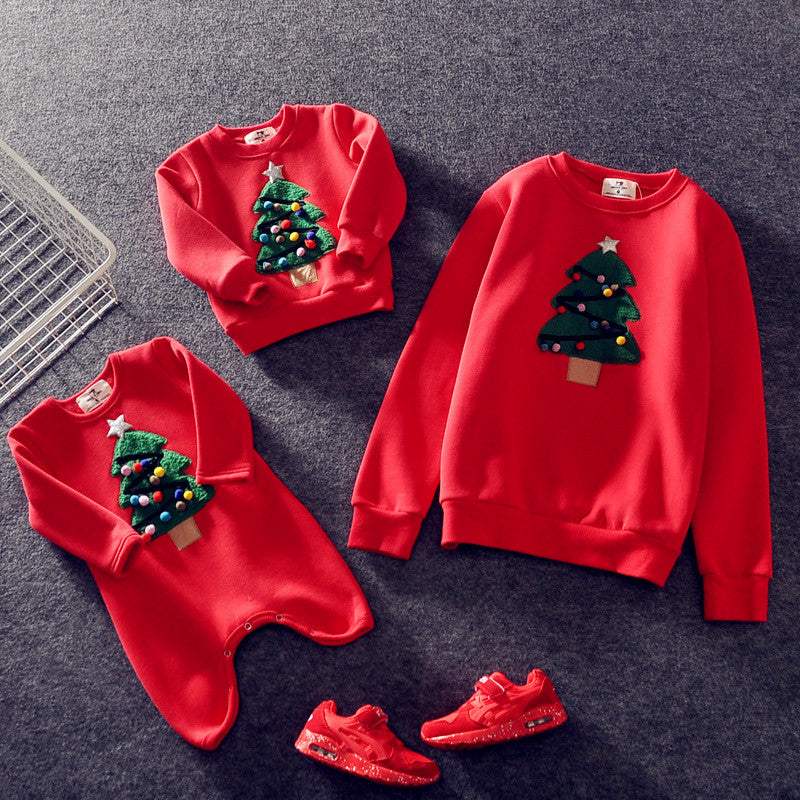 Kids' Christmas Cotton Clothes Set | Cartoon Animation | Unisex