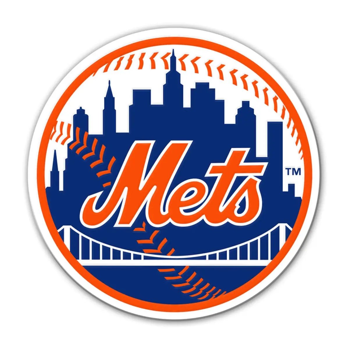 New York Mets Magnet Car Style 8 Inch CO
