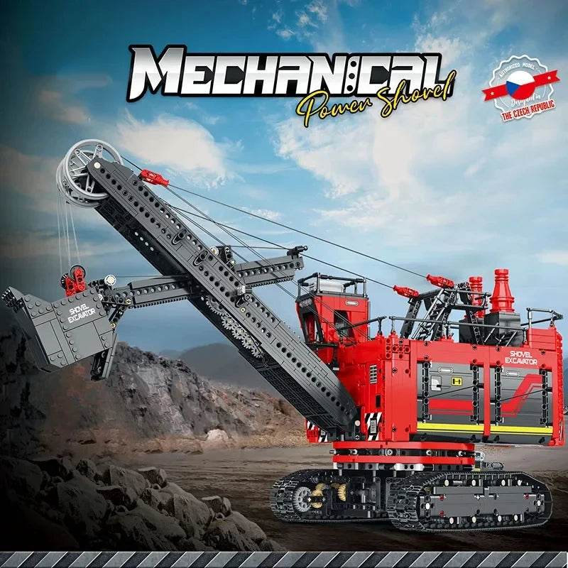 2968PCS Electric Shovel Excavator Building Blocks RC Control - ToylandEU